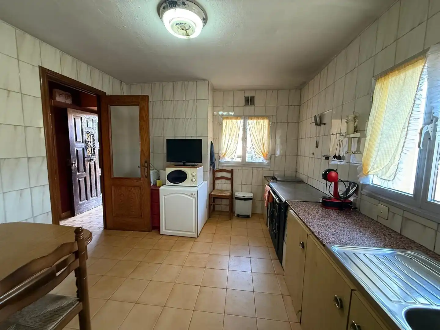 Küche von Country house zum Verkauf in Teverga mit Möbliert