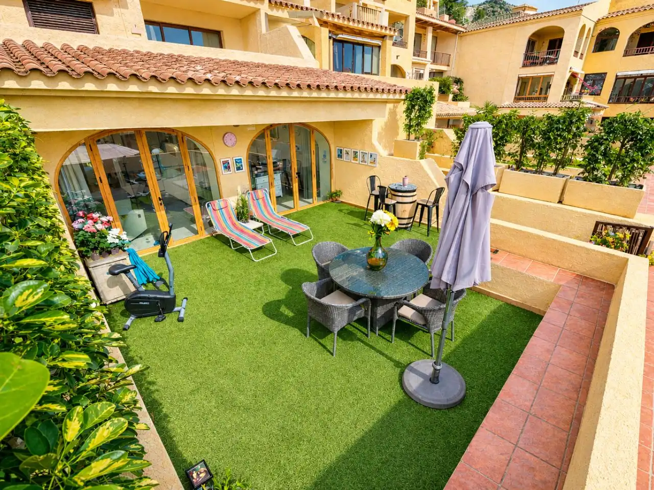 Terrace of Flat for rent in Mascarat
