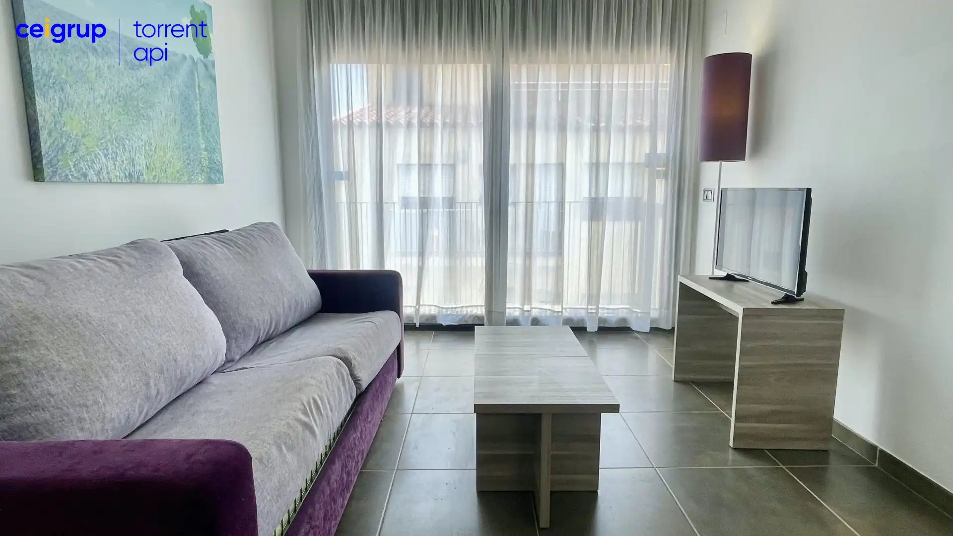 Sala de estar de Dúplex en venta en L'Estartit con Aire acondicionado, Terraza y Piscina