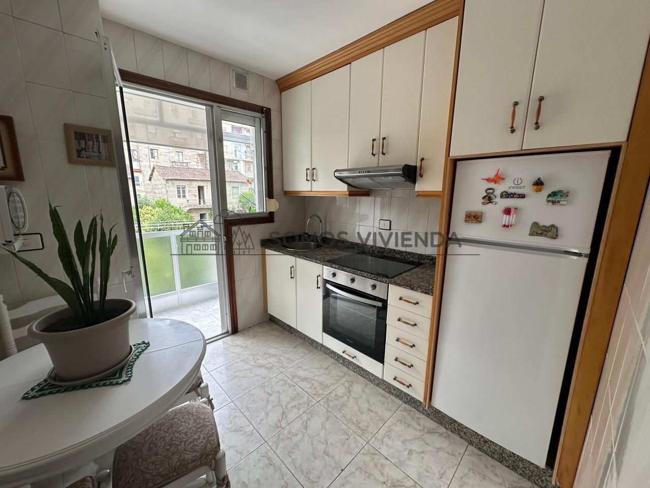 Kitchen of Flat for sale in Ourense Capital   with Heating, Storage room and Furnished