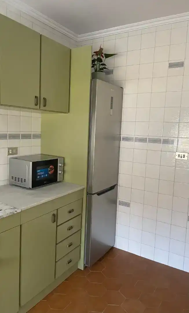 Küche von Wohnung zur Miete in Cedeira mit Parkett, Möbliert und Ofen
