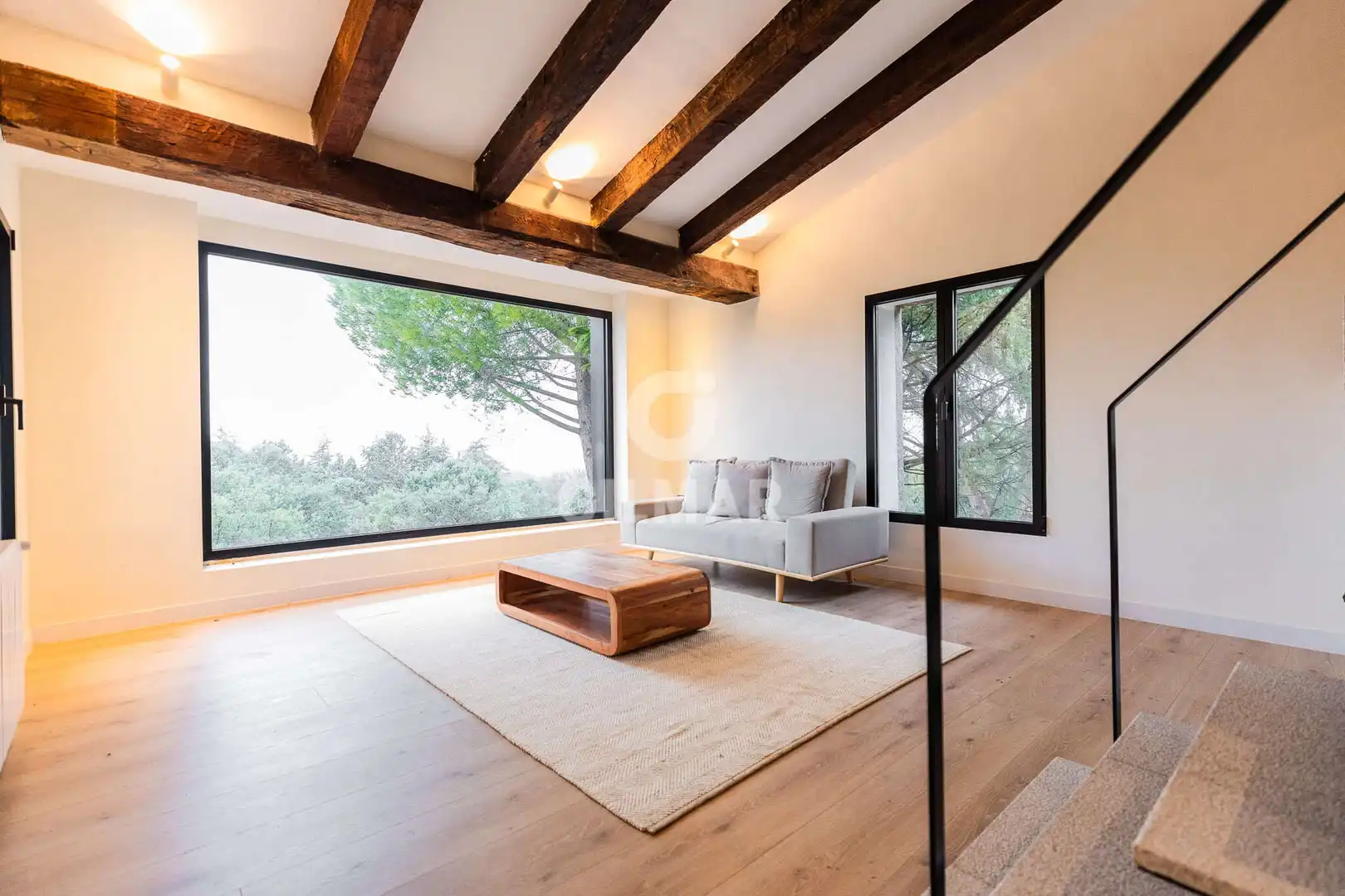 Sala d'estar de Casa o xalet en venda en Collado Villalba amb Calefacció i Jardí privat