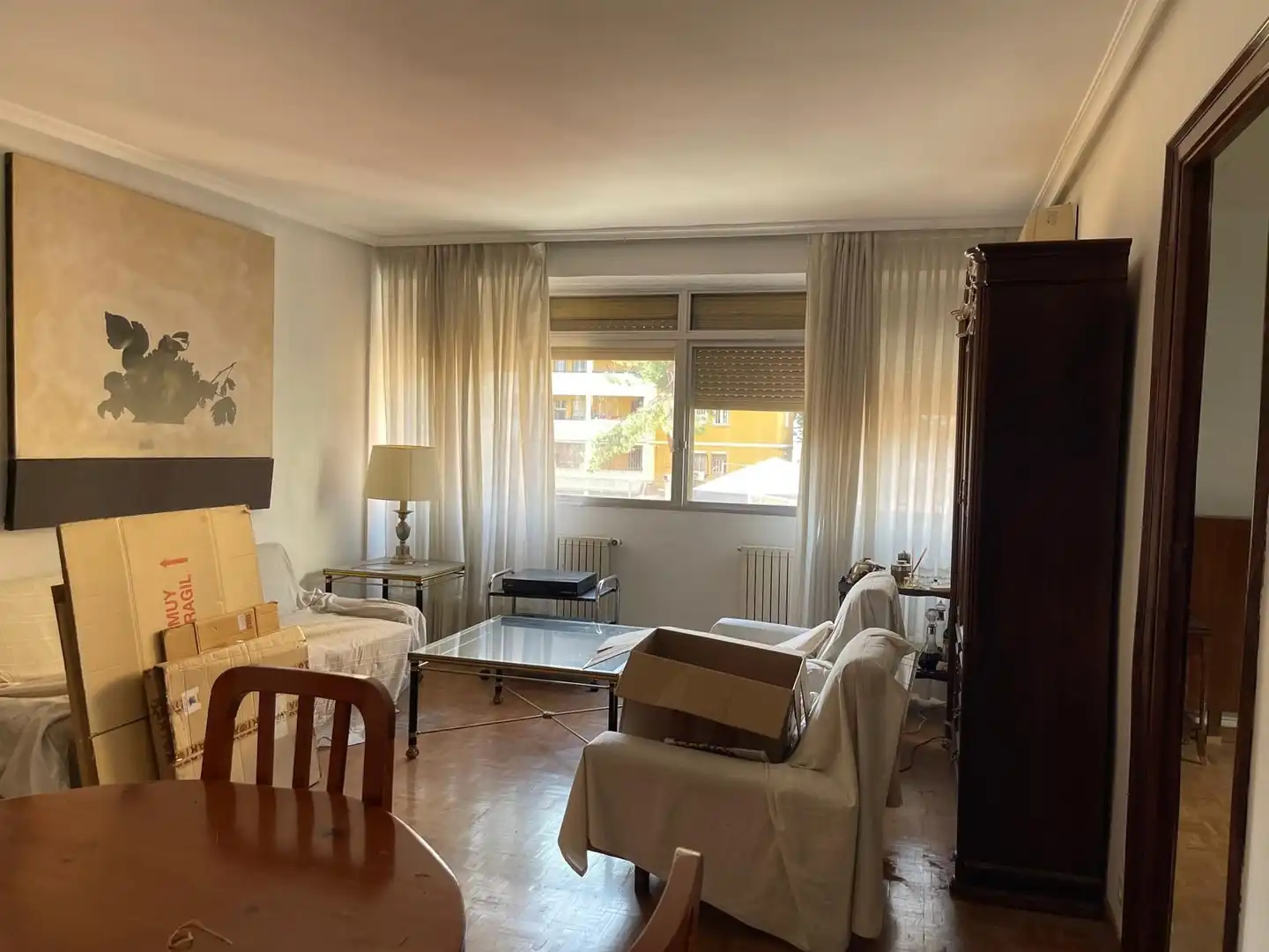 Living room of Flat for sale in Madrid  with Air Conditioner and Heating