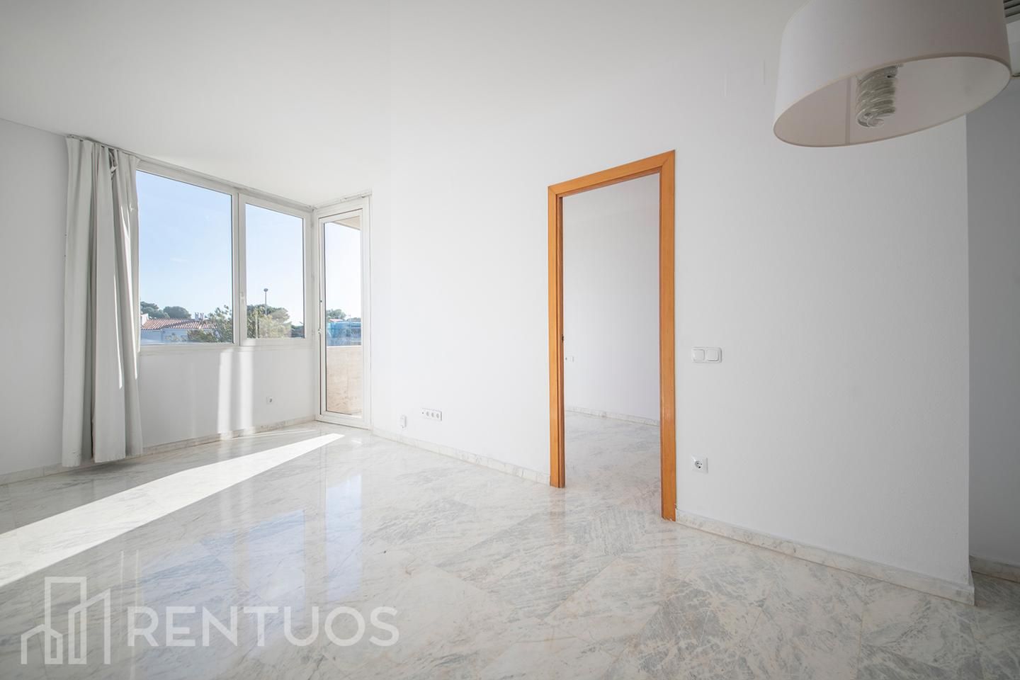 Bedroom of Flat to rent in Castelldefels  with Air Conditioner, Terrace and Community pool