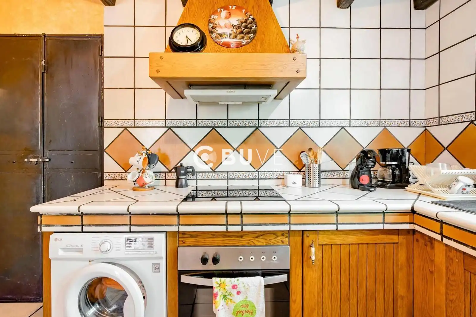 Cocina de Casa o chalet de alquiler en Coria del Río con Aire acondicionado, Terraza y Piscina