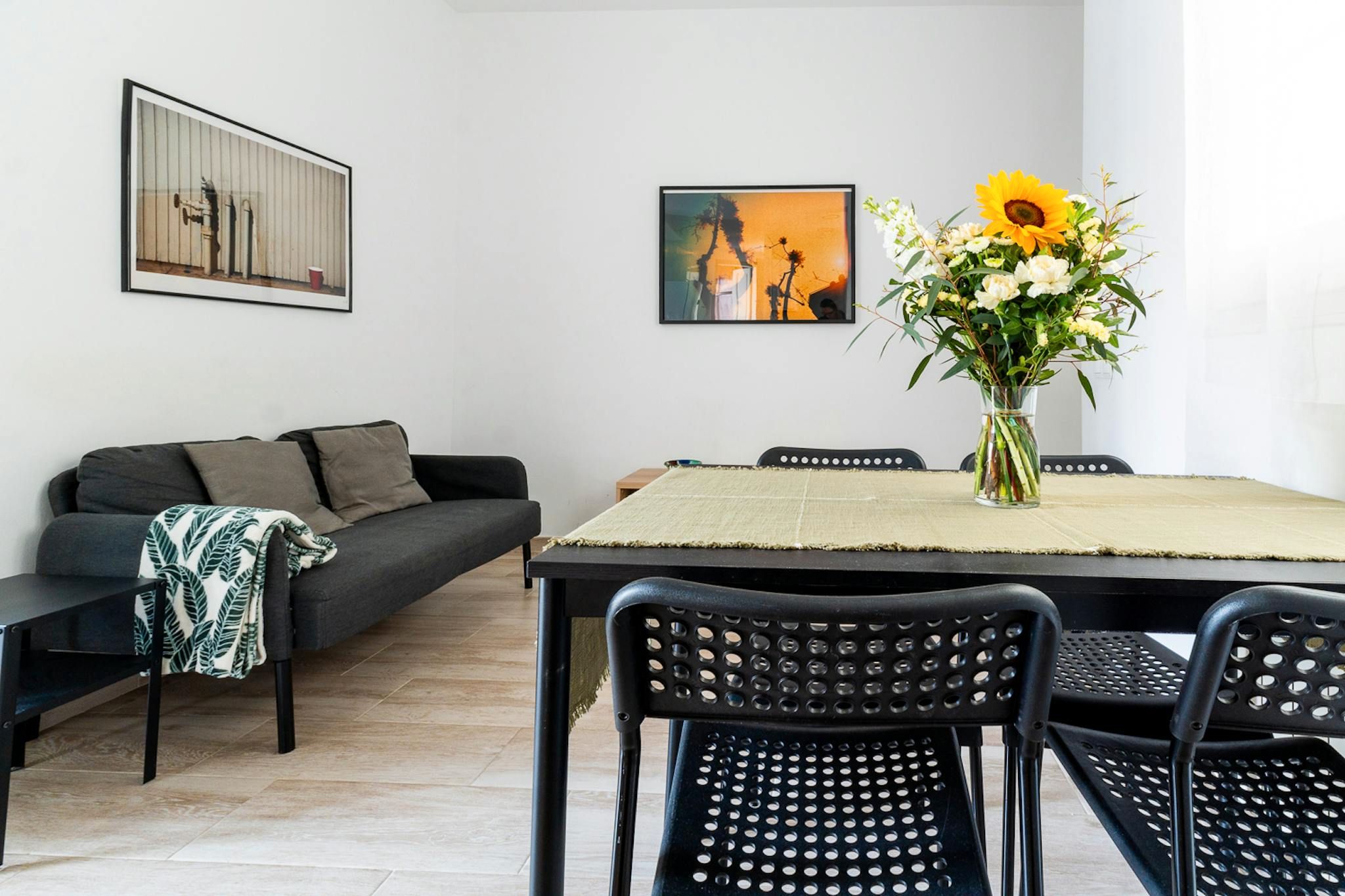 Comedor de Piso de alquiler en  Barcelona Capital con Calefacción, Amueblado y Lavadora