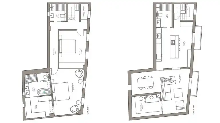 Maisonette zum Verkauf in  Palma de Mallorca mit Klimaanlage, Terrasse und Möbliert