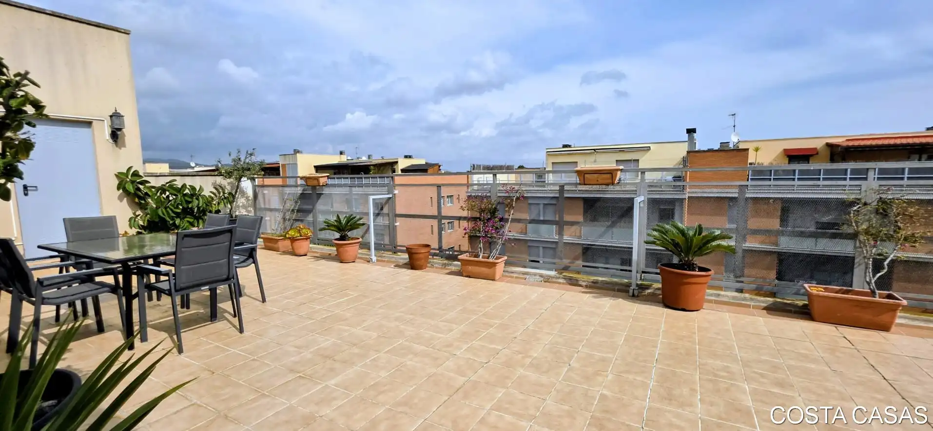 Terrace of Duplexes for sale in Castelldefels  with Air Conditioner, Heating and Parquet flooring