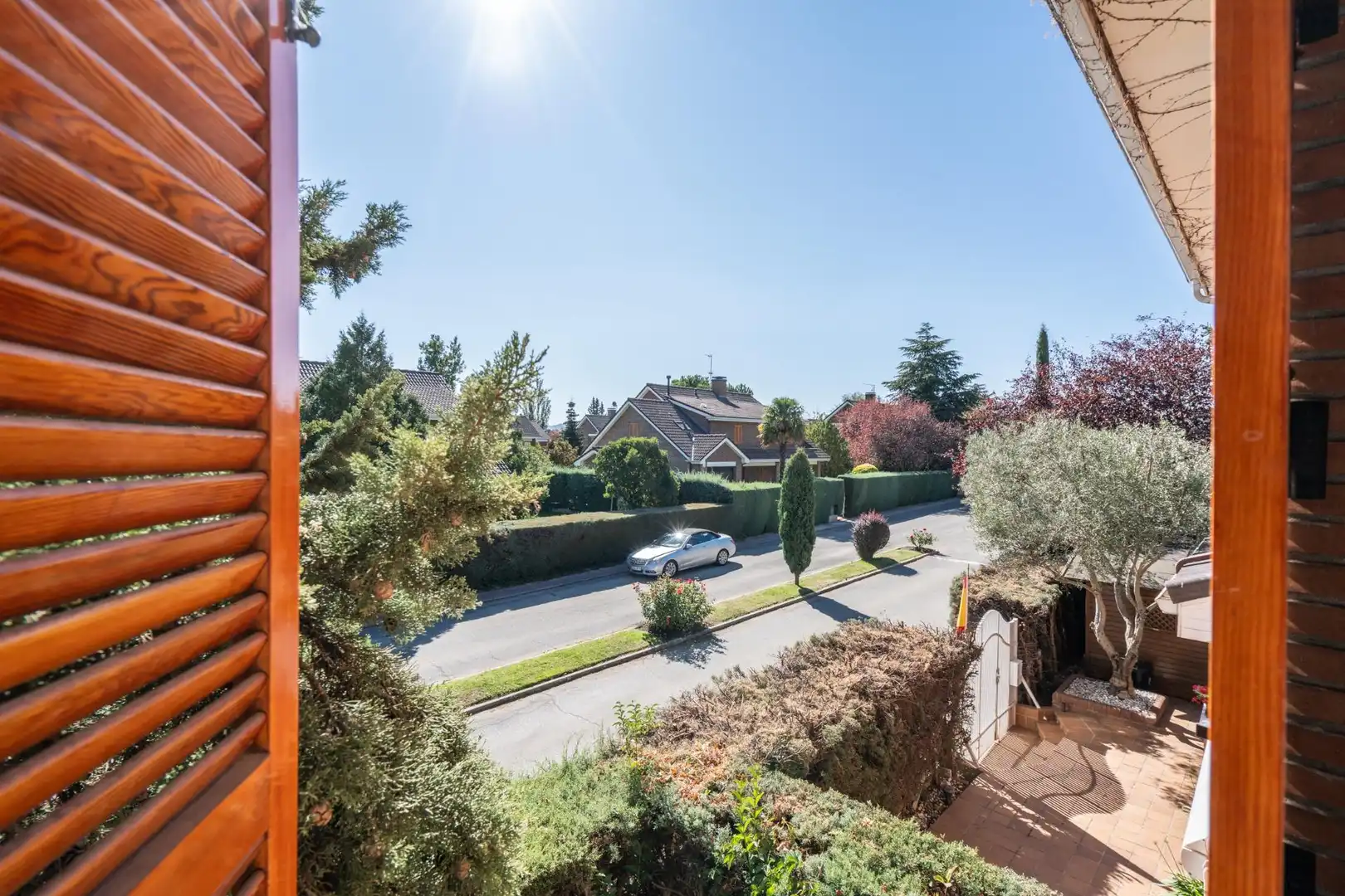 Exterior view of Detached homes for sale in Becerril de la Sierra  with Heating, Private garden and Terrace