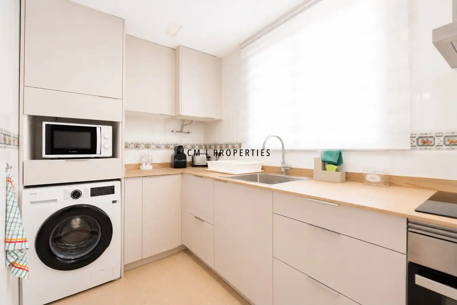 Kitchen of Flat for rent in Albal  with Air Conditioner, Heating and Furnished
