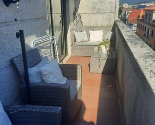 Terrace of Attic for sale in Pontevedra Capital   with Parquet flooring, Terrace and Storage room
