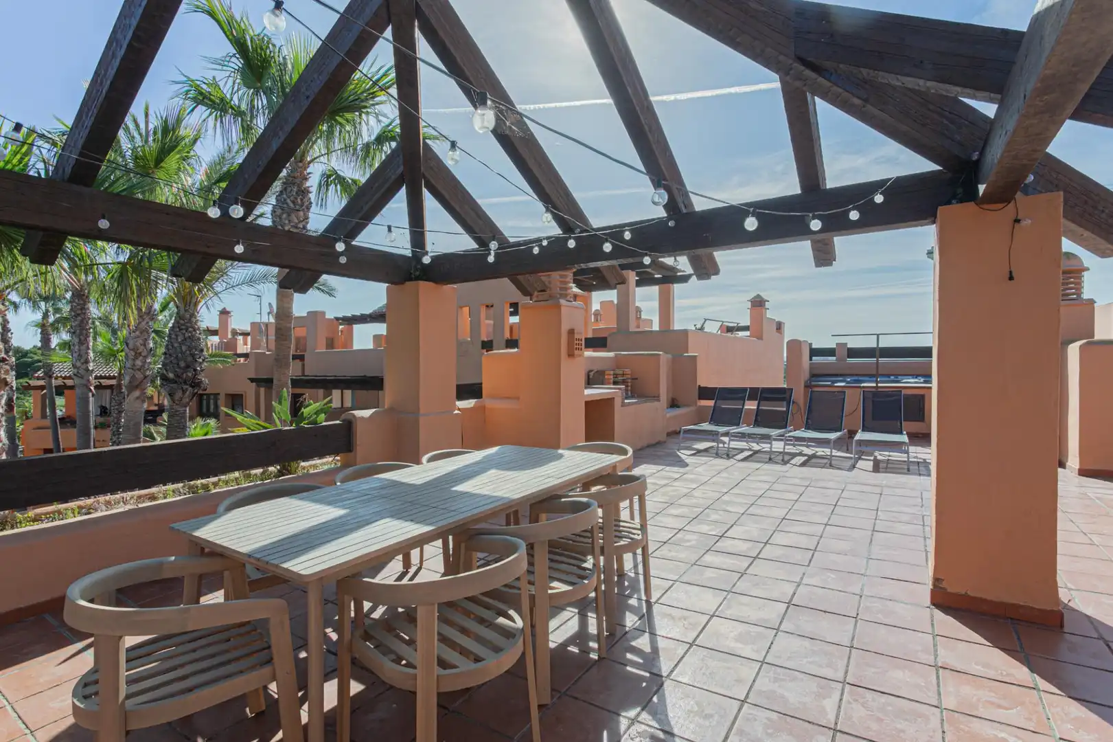 Terrassa de Apartament en venda en Chiclana de la Frontera amb Piscina comunitària
