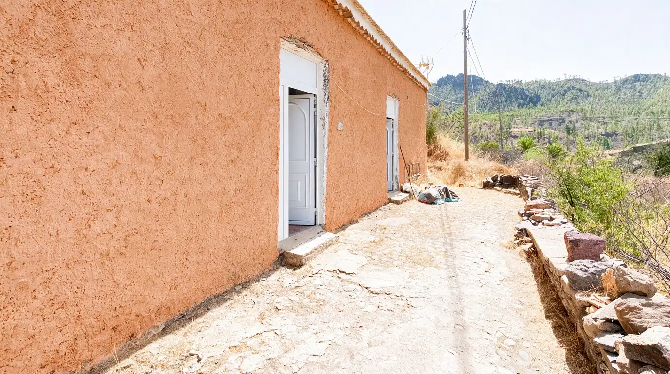 Vista exterior de Finca rústica en venda en San Bartolomé de Tirajana amb Jardí privat