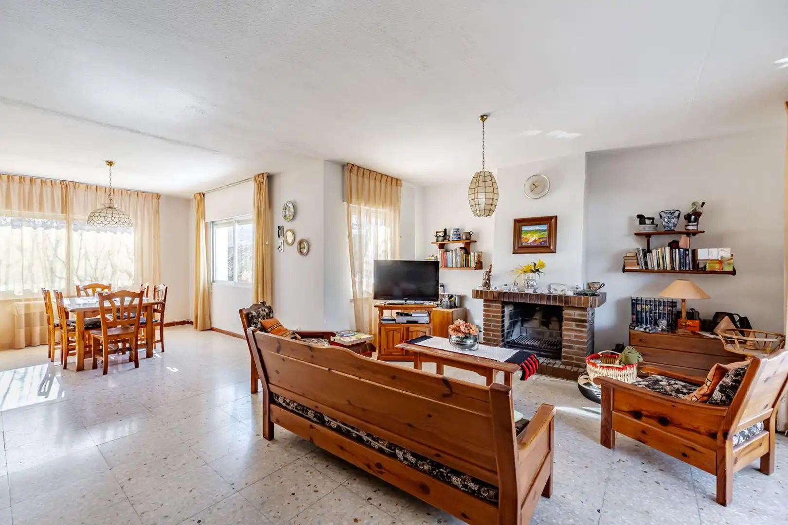 Sala de estar de Casa o chalet en venta en Tres Cantos con Calefacción, Jardín privado y Terraza