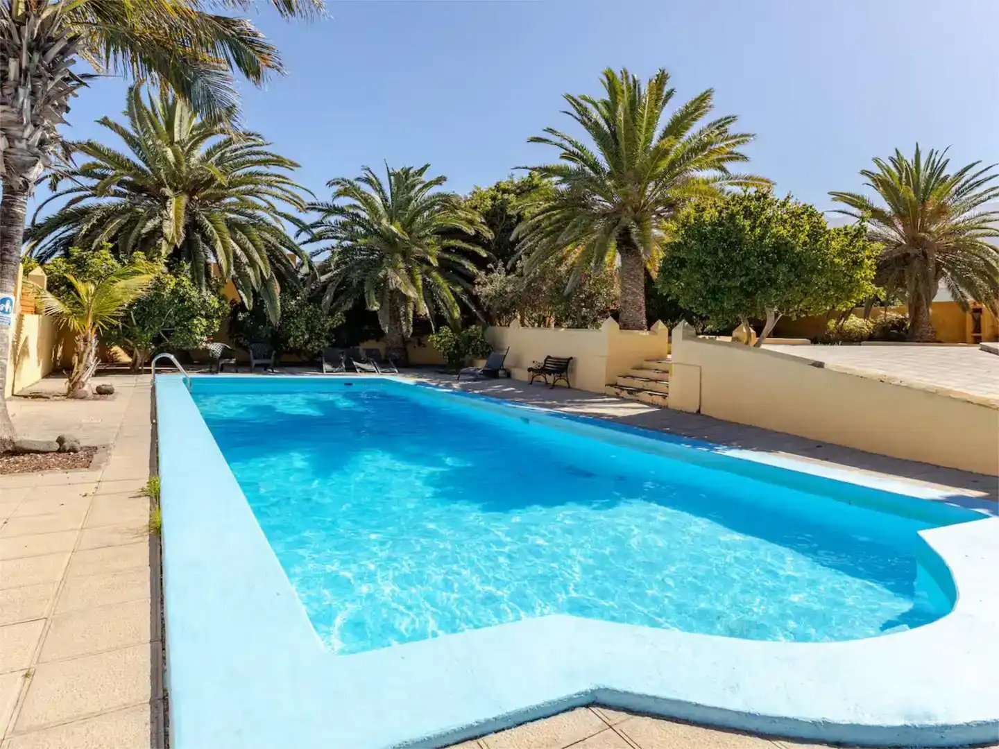 Swimming pool of Houses for rent in Güímar  with Private garden, Parquet flooring and Swimming Pool