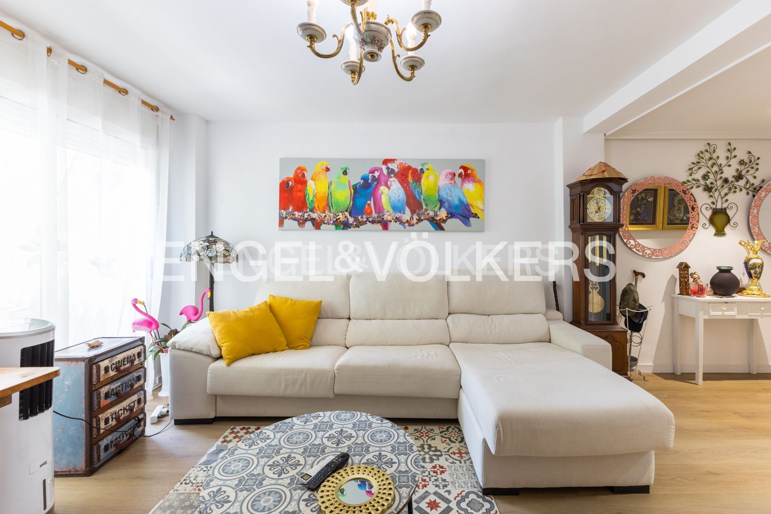 Sala d'estar de Apartament en venda en  Valencia Capital amb Aire condicionat, Calefacció i Moblat