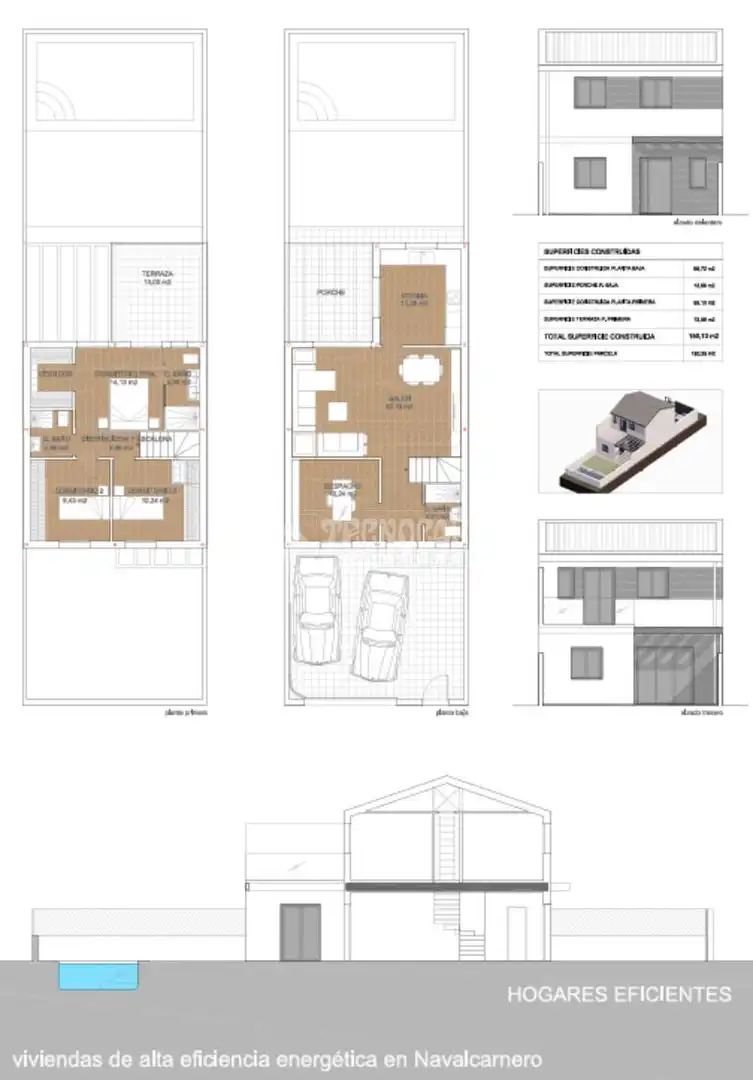 Casa aparellada amb jardí en venda a Covadonga - Los Manzanos, imagen 16