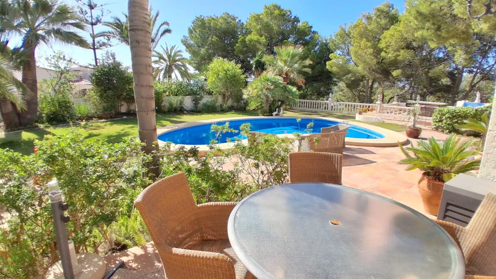 Garden of Houses for sale in L'Alfàs del Pi  with Air Conditioner, Heating and Private garden