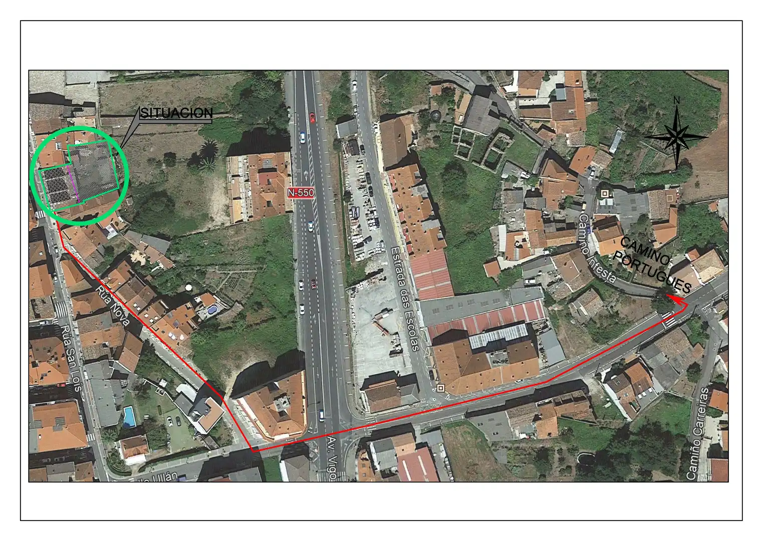 Wohnbaugrundstück zum Verkauf in Rúa San Loís 25, imagen 9
