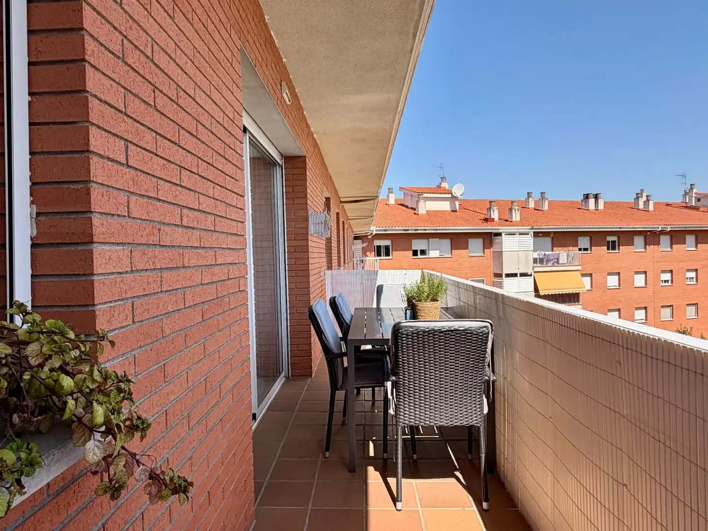 Terrace of Flat for sale in Canovelles  with Heating, Balcony and Community pool