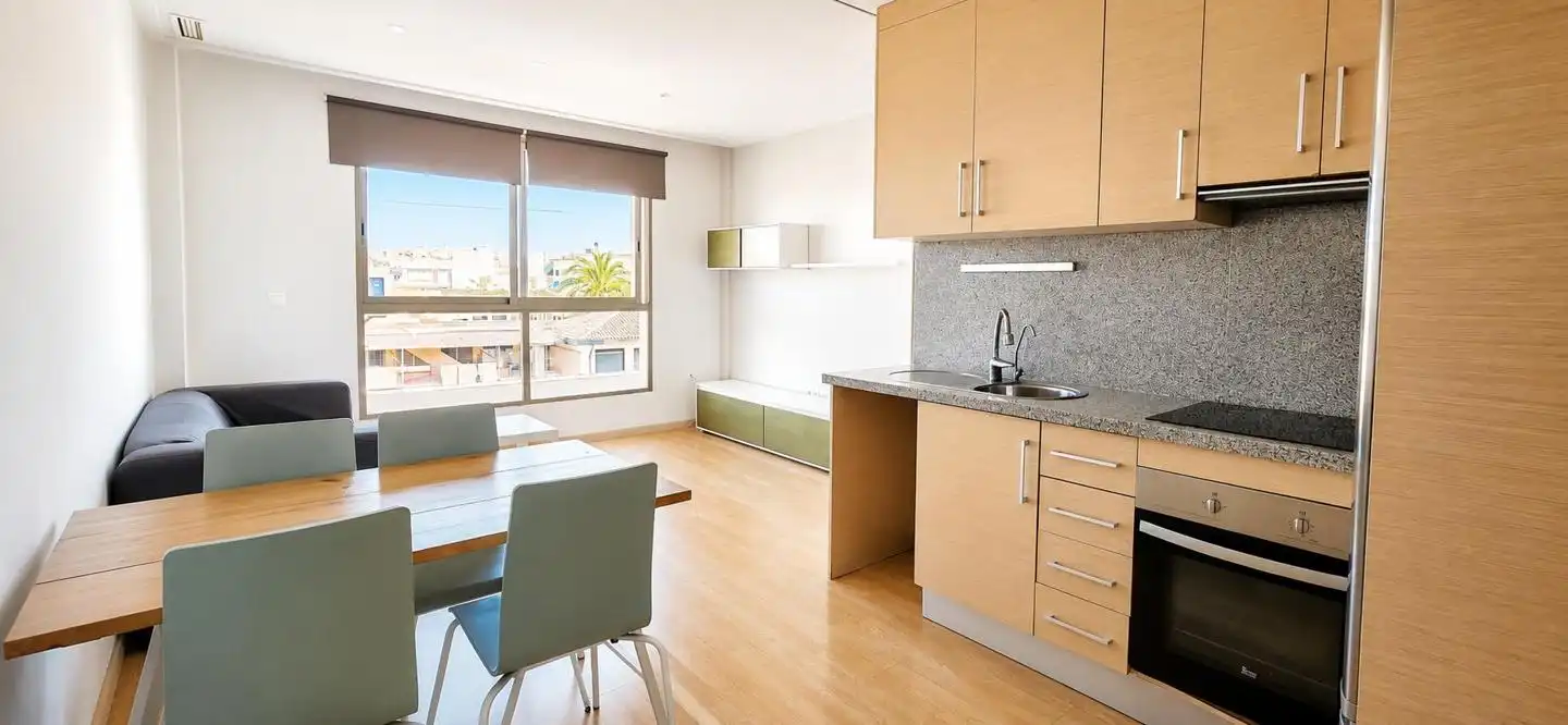 Kitchen of Flat for rent in Elche / Elx  with Furnished