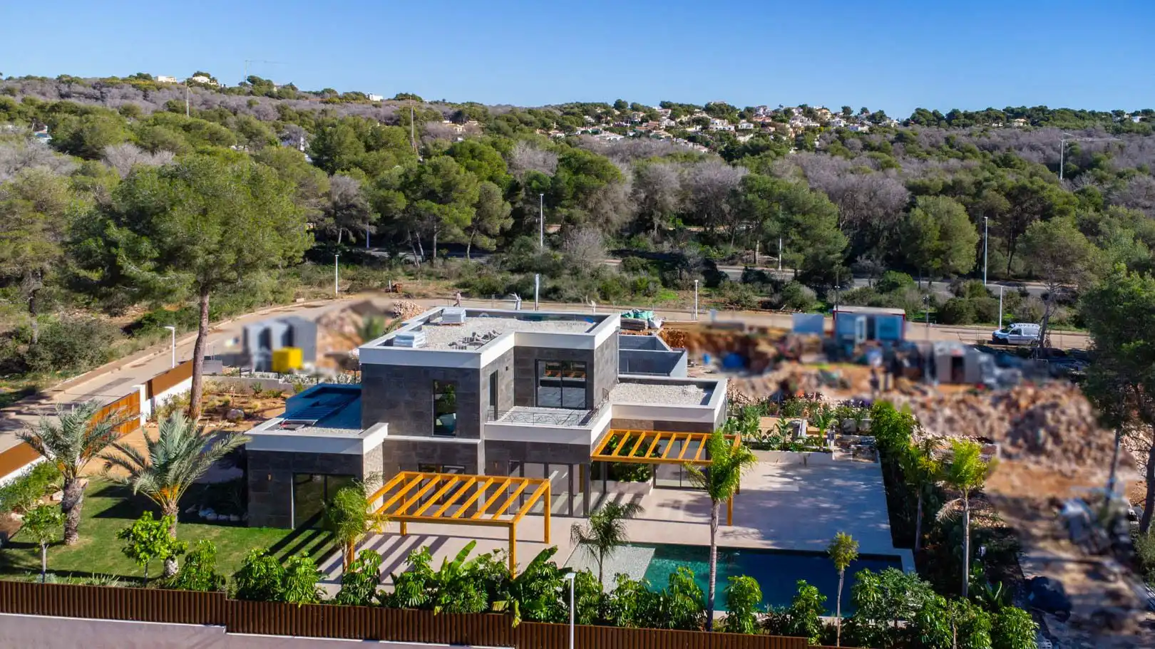 Vista exterior de Casa o xalet en venda en Jávea / Xàbia amb Aire condicionat, Calefacció i Jardí privat