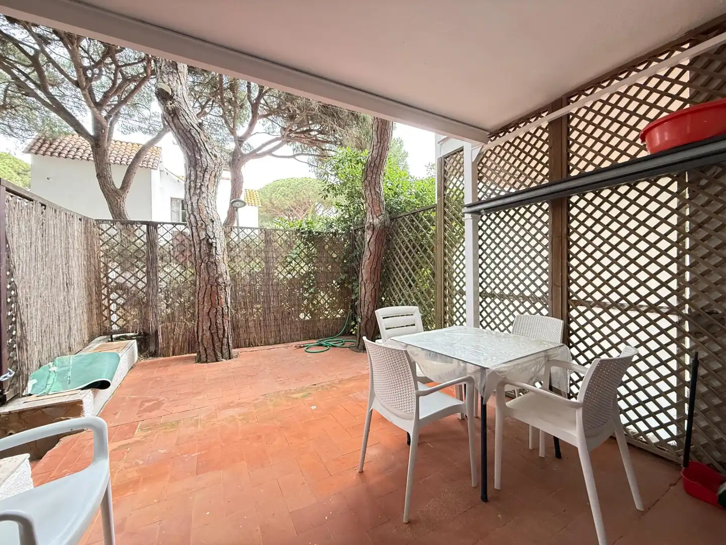 Terraza de Piso de alquiler en Castell d'Aro, Platja d'Aro i s'Agaró con Calefacción, Terraza y Amueblado