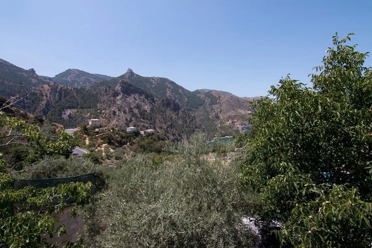Vista exterior de Finca rústica en venta en Güéjar Sierra con Jardín privado, Terraza y Piscina