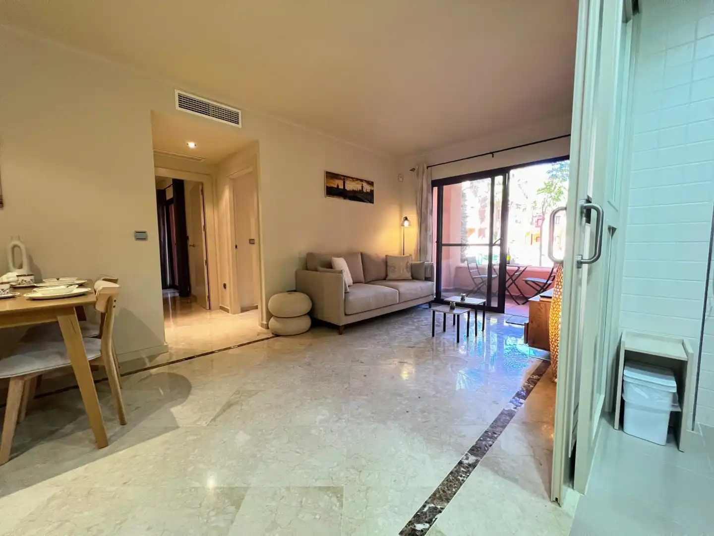 Sala de estar de Apartamento en venta en Los Narejos - Punta Calera