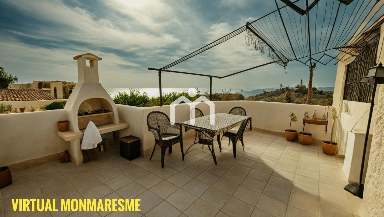 Terrace of Attic for sale in Montgat  with Air Conditioner, Heating and Terrace