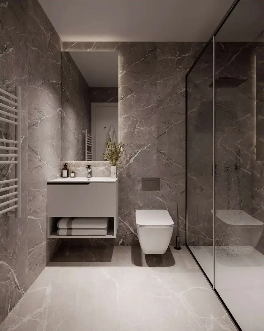 Baño de Ático en venta en Finestrat con Piscina comunitaria