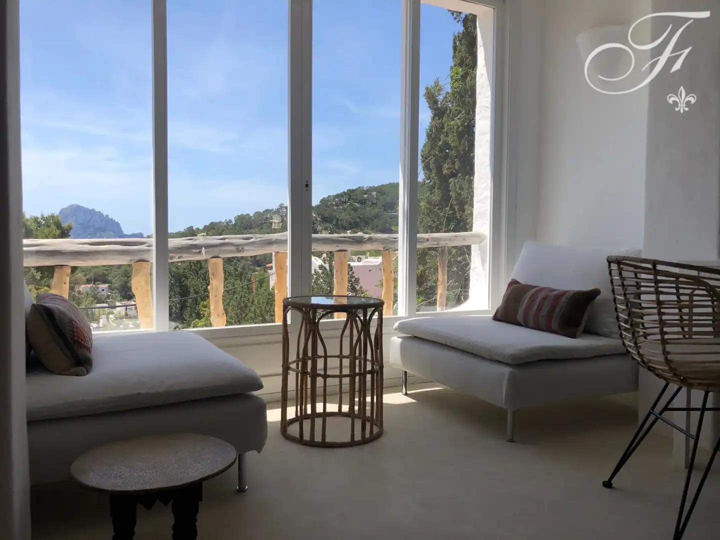 Sala de estar de Apartamento en venta en Sant Josep de sa Talaia con Aire acondicionado, Calefacción y Amueblado