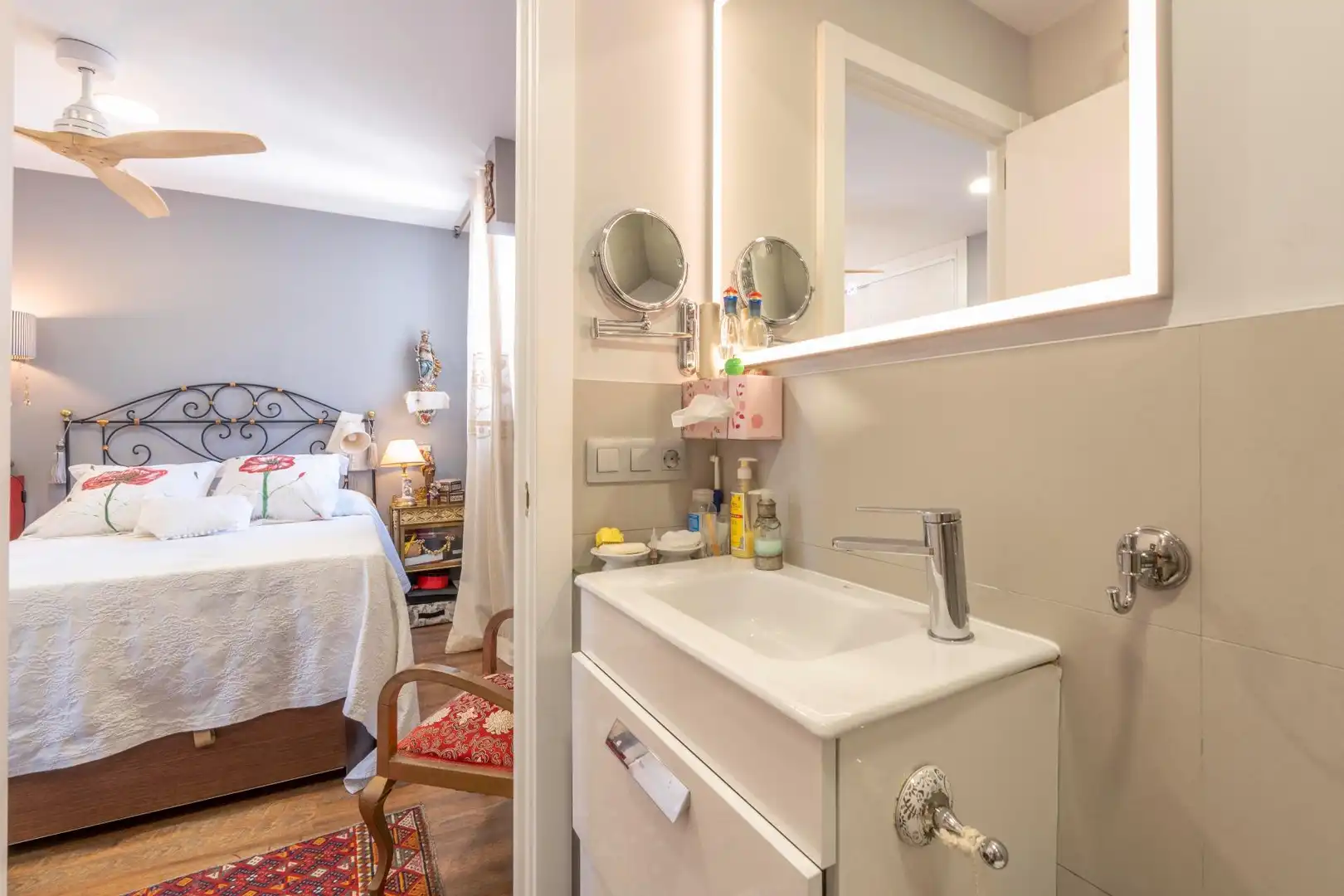 Badezimmer von Maisonette zum Verkauf in Madrid mit Terrasse
