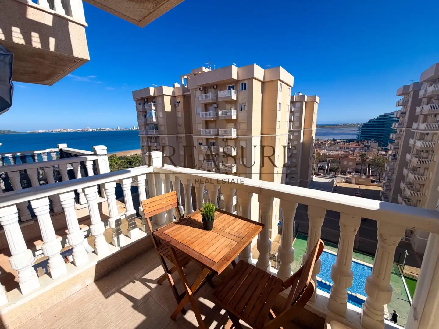 Terraza de Apartamento en venta en Cartagena con Aire acondicionado, Amueblado y Balcón