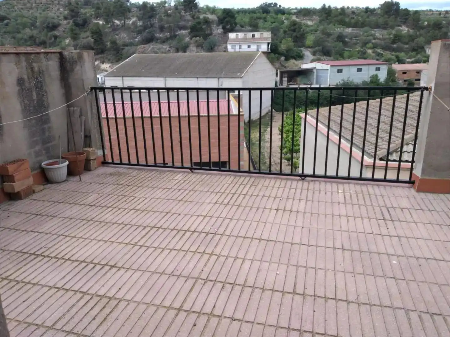 Terrassa de Casa adosada en venda en Sant Martí de Riucorb amb Balcó