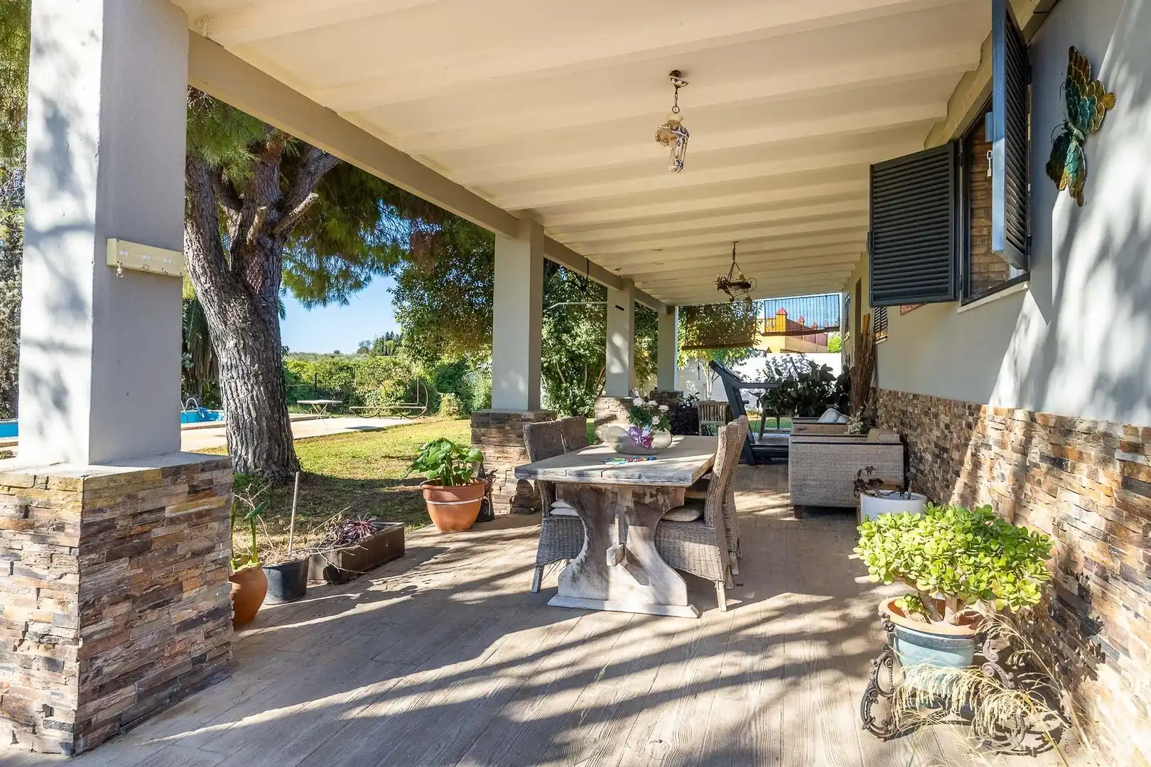 Terrassa de Casa o xalet en venda en Mairena del Aljarafe amb Aire condicionat, Jardí privat i Traster