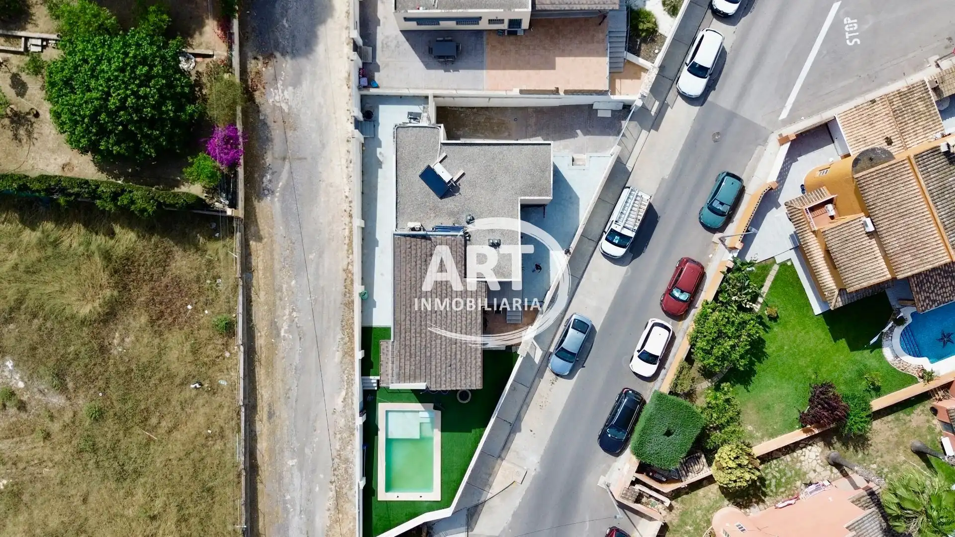 Vista exterior de Casa o xalet en venda en La Pobla de Vallbona amb Aire condicionat, Calefacció i Jardí privat