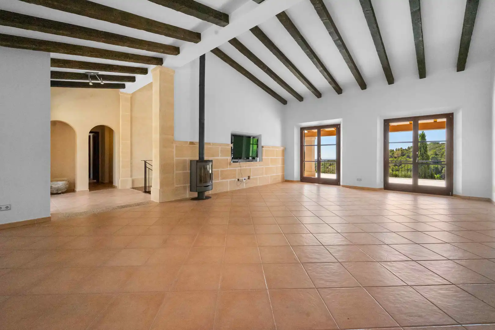 Sala de estar de Finca rústica en venta en Manacor con Aire acondicionado, Calefacción y Trastero