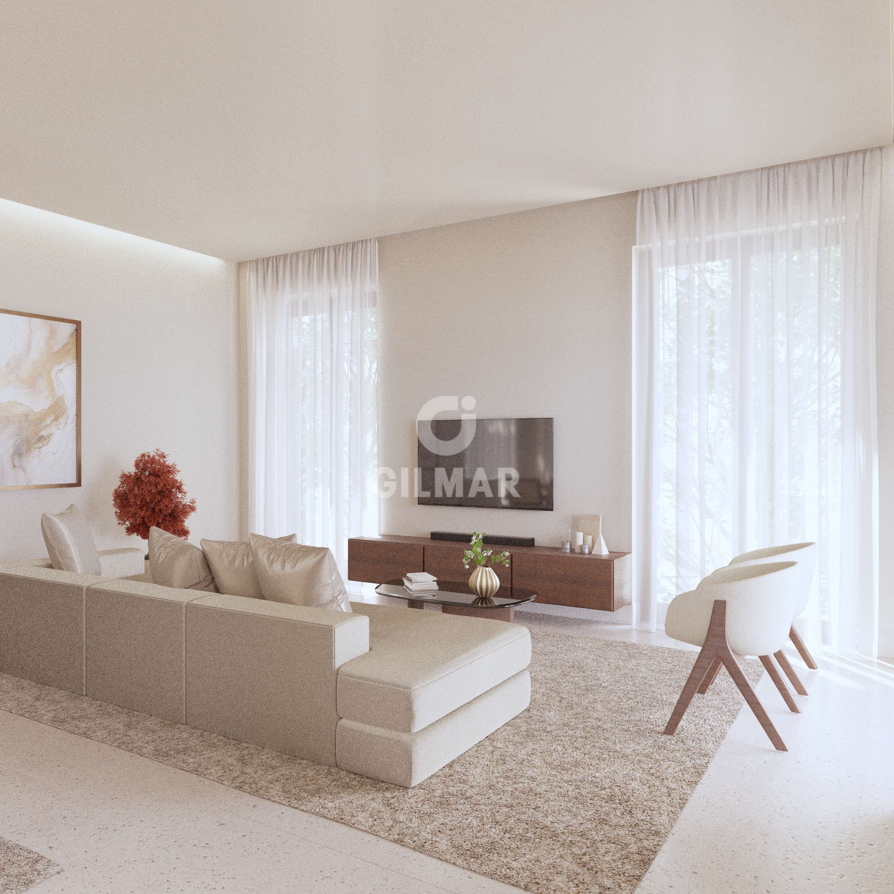 Living room of House or chalet for sale in  Madrid Capital  with Heating, Private garden and Swimming Pool