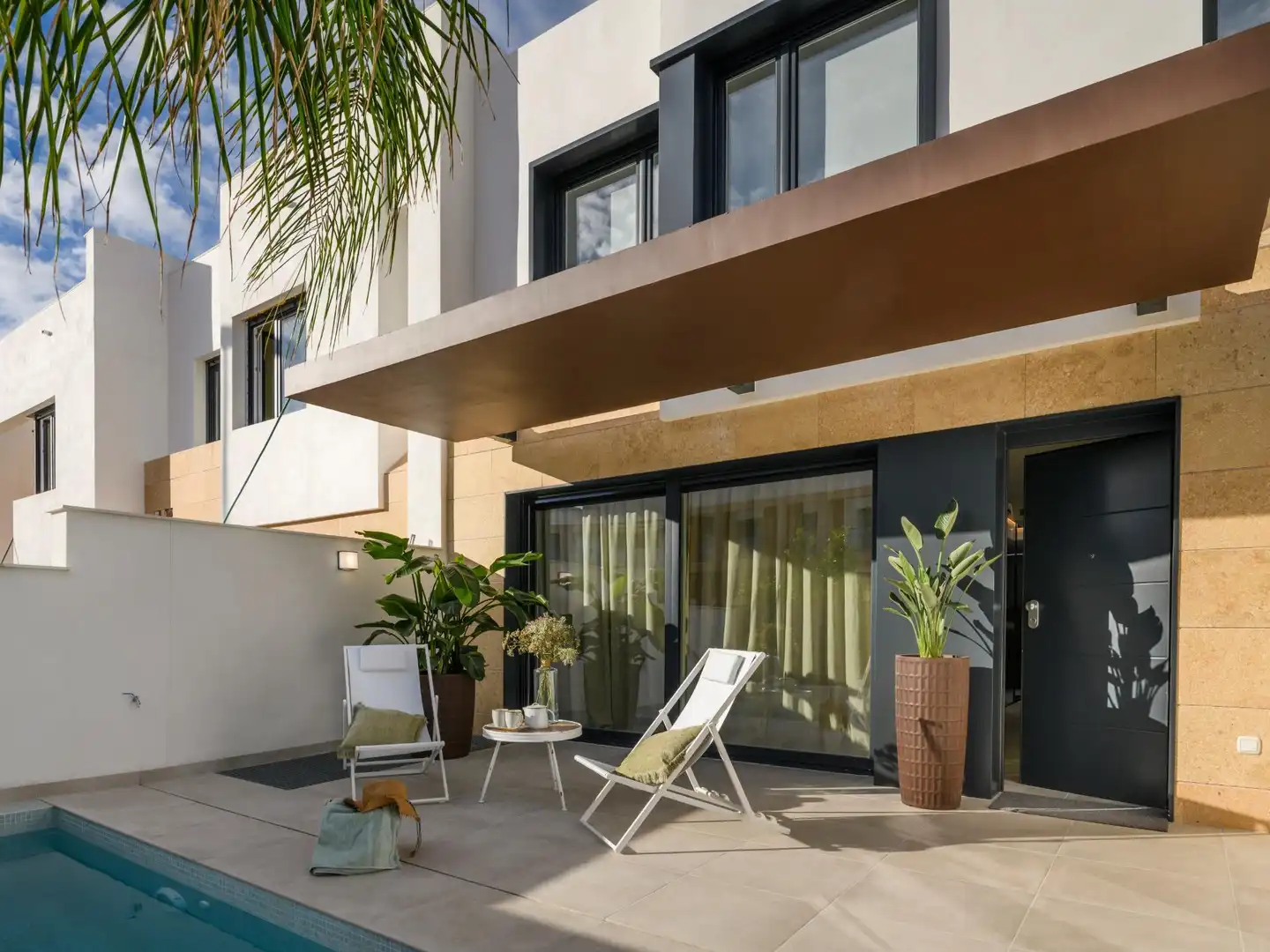 Terrassa de Casa o xalet en venda en Murcia amb Aire condicionat, Jardí privat i Terrassa