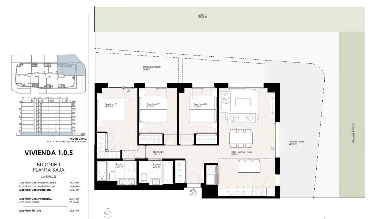 Apartment mit Pool zum Verkauf in Platja de Torres, imagen 14