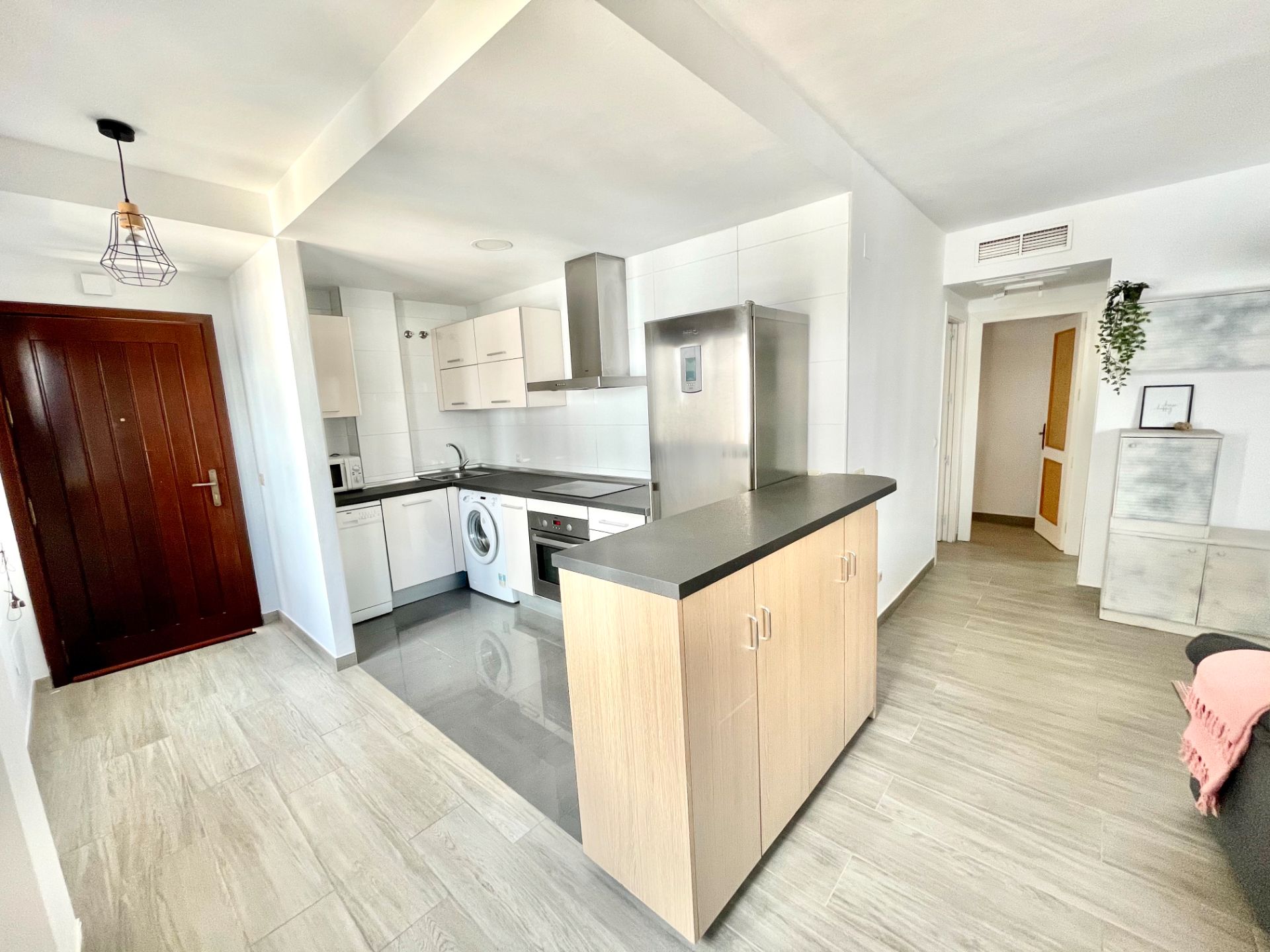 Cocina de Piso de alquiler en Málaga Capital con Amueblado, Horno y Lavadora
