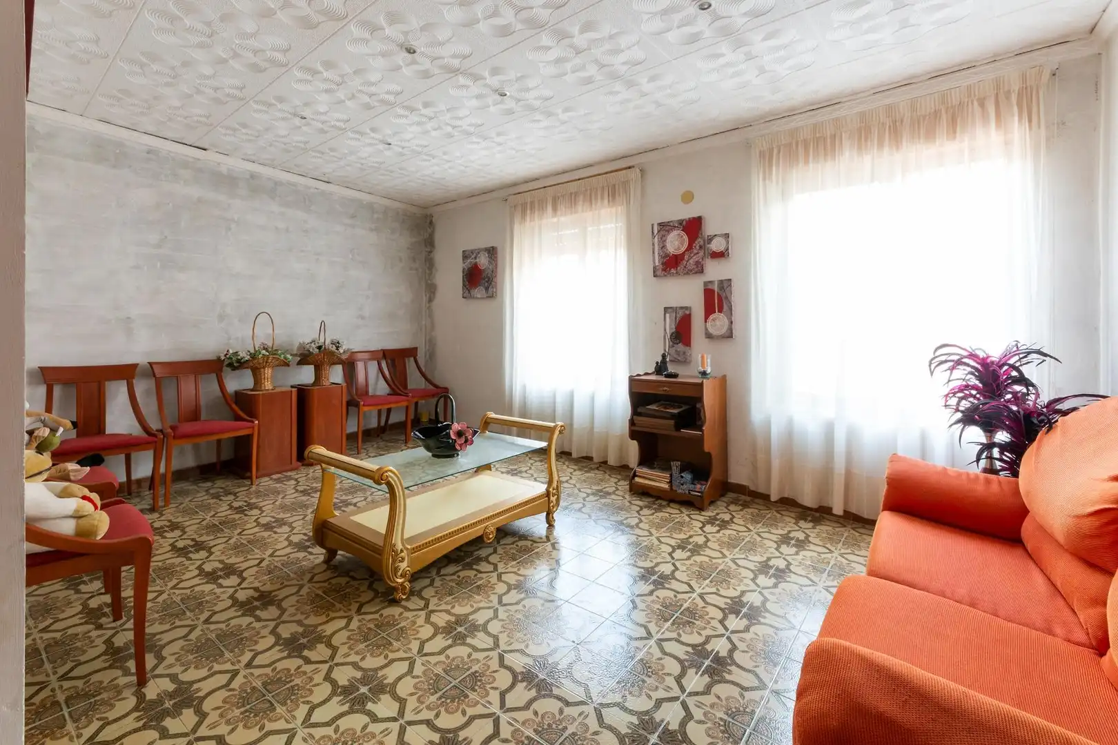 Sala de estar de Casa o chalet en venta en Llutxent con Aire acondicionado, Terraza y Amueblado