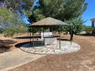 Terraza de Finca rústica en venta en Fuente Álamo de Murcia con Calefacción, Jardín privado y Trastero
