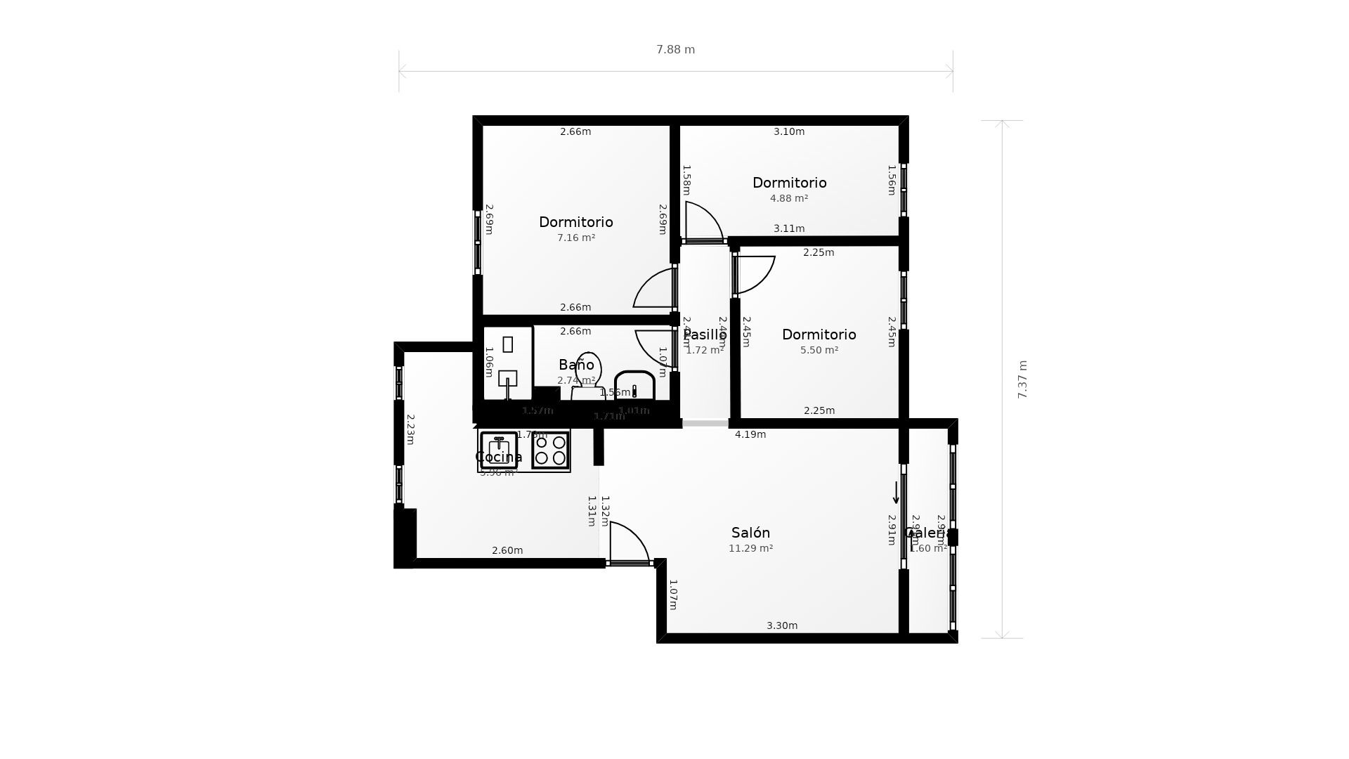 Flat to rent in  Madrid Capital  with Pets allowed
