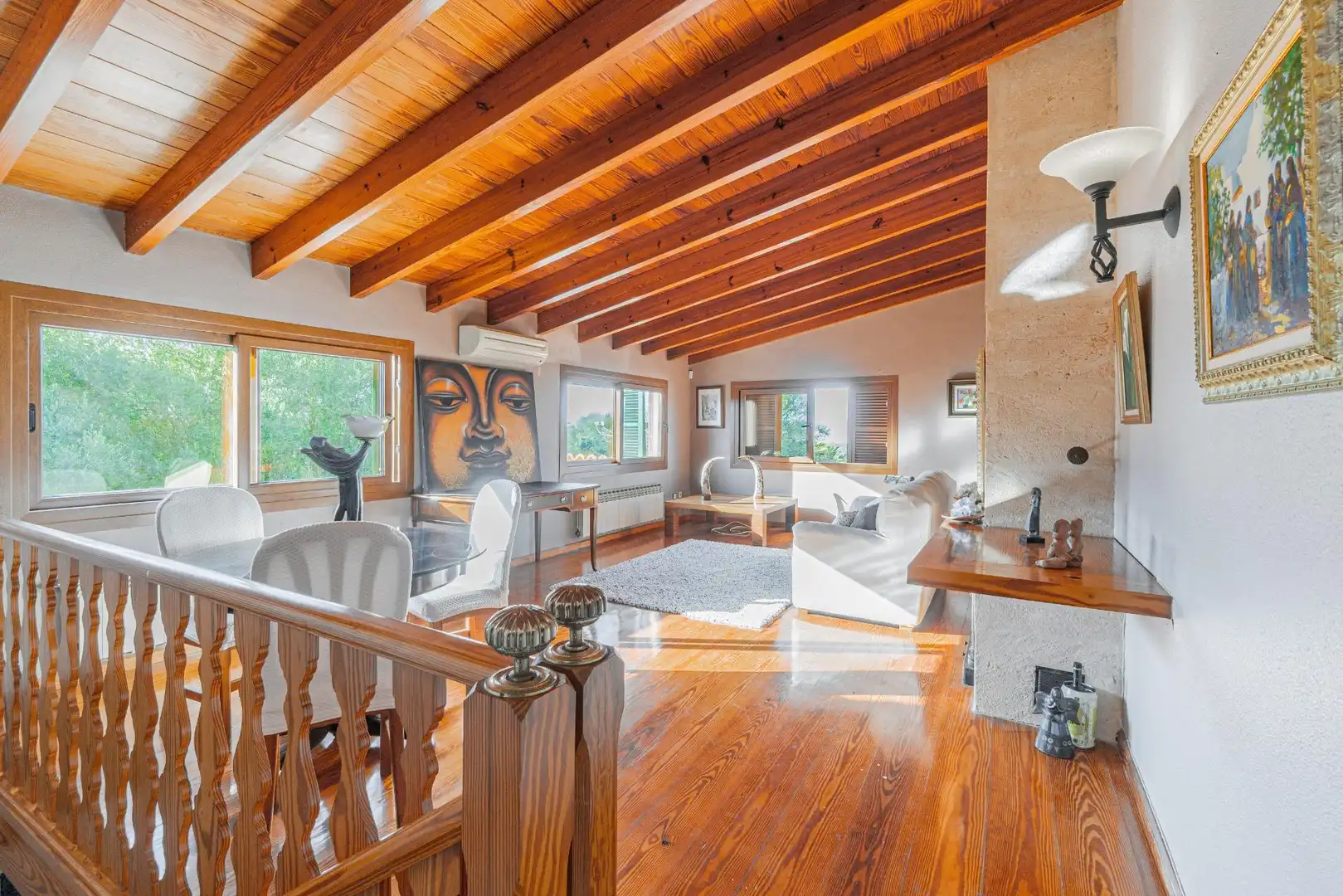 Sala d'estar de Casa o xalet en venda en Marratxí amb Aire condicionat, Calefacció i Jardí privat