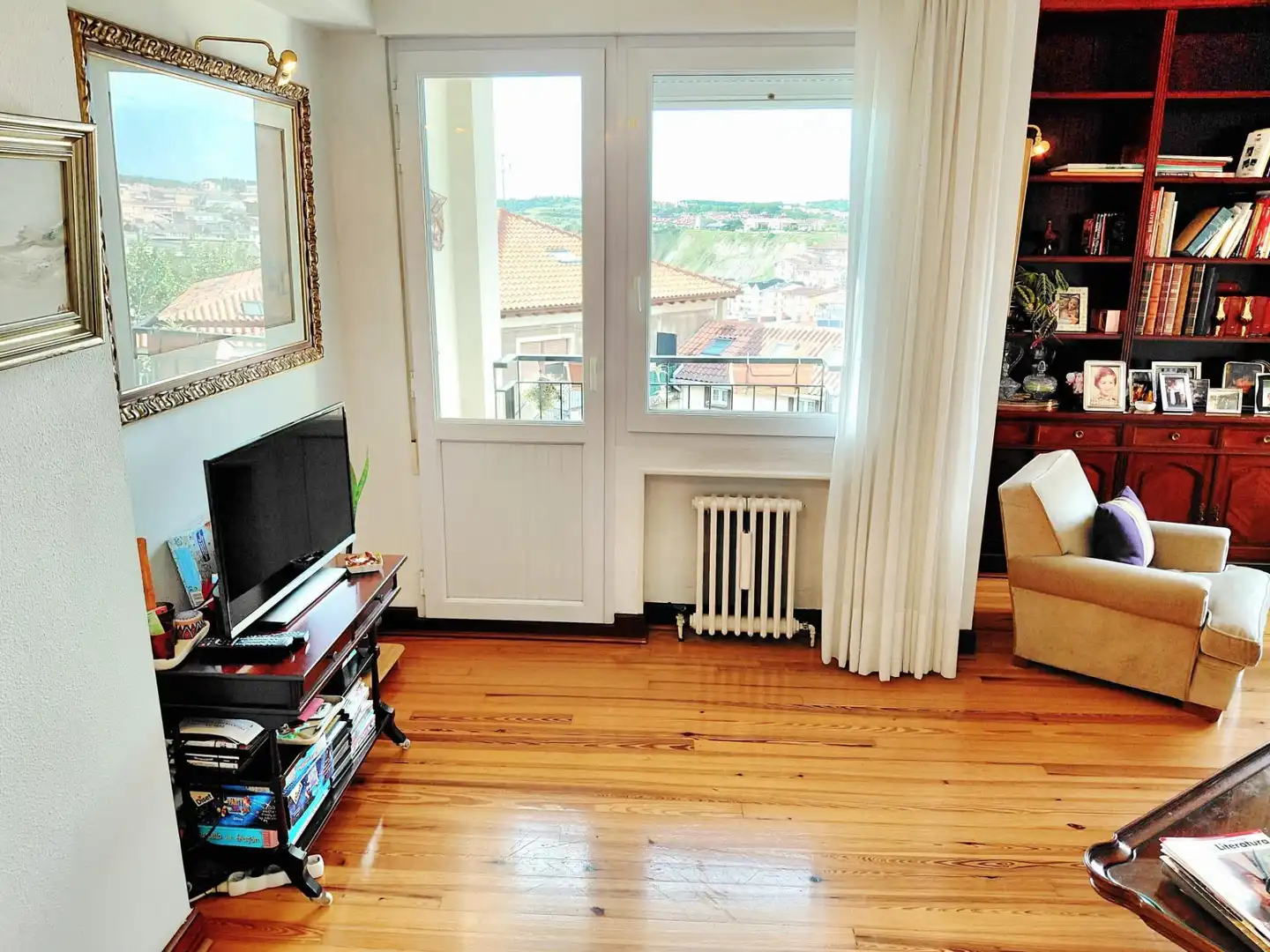 Sala de estar de Piso en venta en Getxo  con Calefacción, Terraza y Trastero