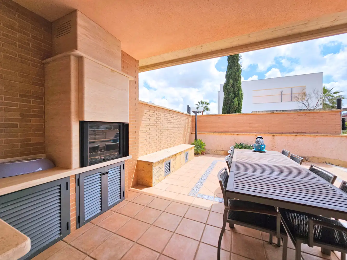 Terraza de Casa o chalet en venta en Cartagena con Aire acondicionado, Calefacción y Jardín privado