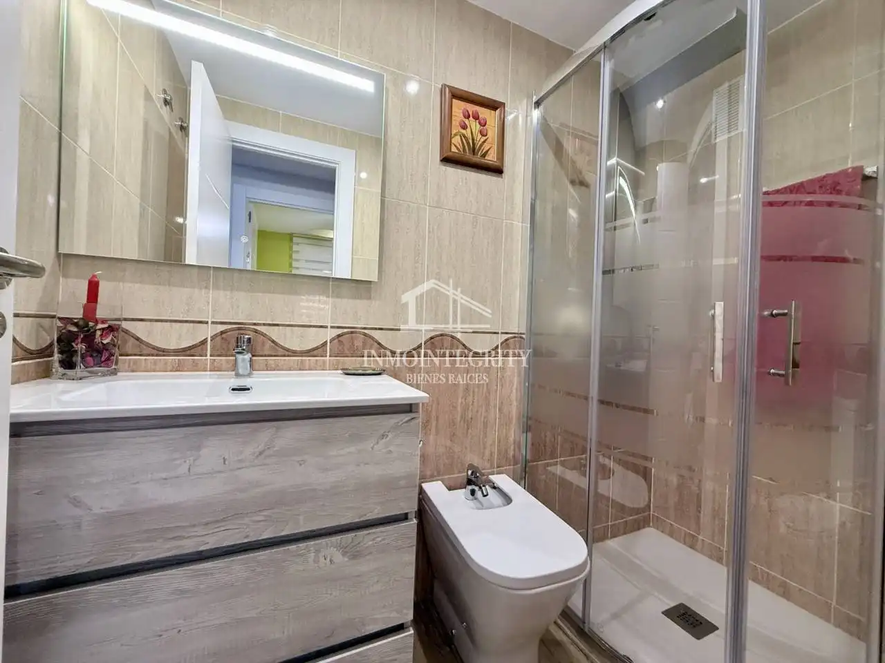 Bathroom of Apartments for sale in Oropesa del Mar / Orpesa  with Air Conditioner, Terrace and Furnished