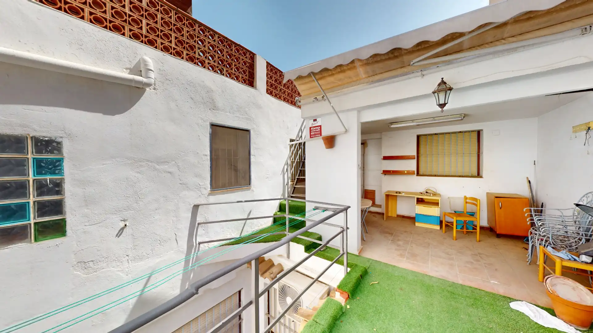 Terraza de Casa o chalet en venta en Alicante / Alacant con Aire acondicionado, Parquet y Terraza